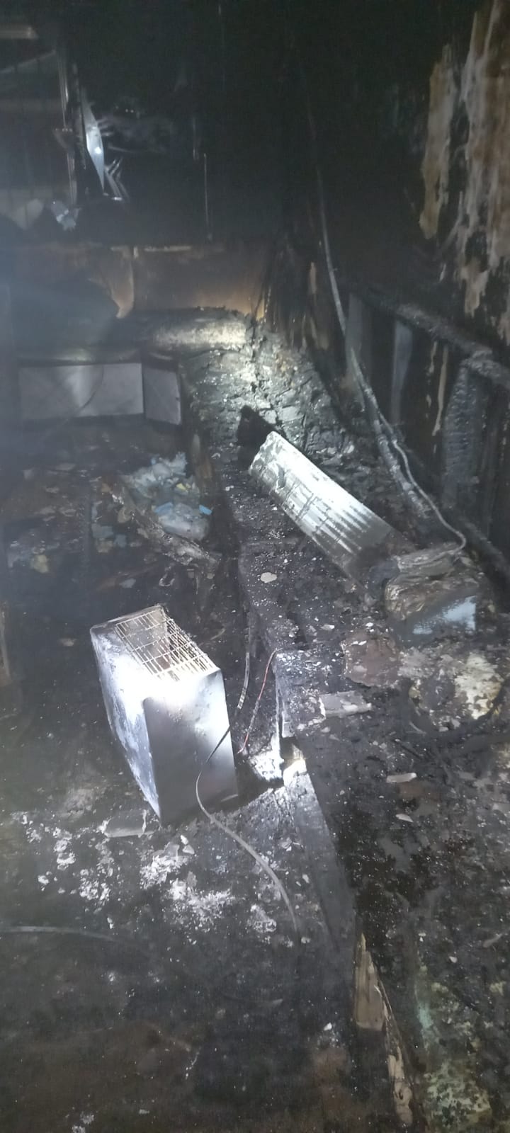 בית חנינא: תשעה פצועים בשריפת דירה