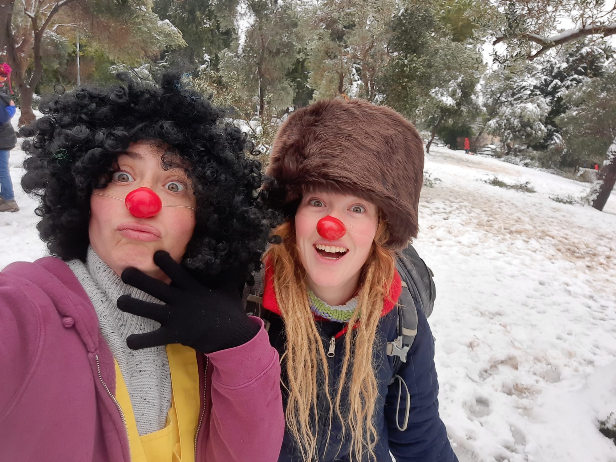 מוזיקה בקצב פתיתי השלג, עיר הבירה של ישראל חוגגת בלבן