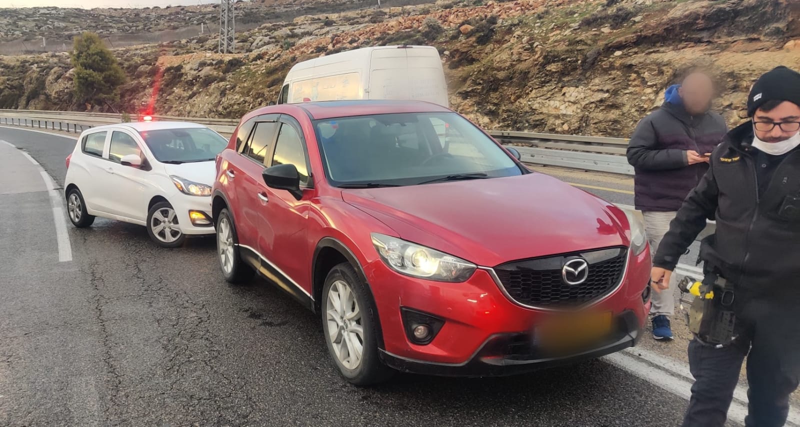 אמש במרכז העיר: גנב רכב ונעצר