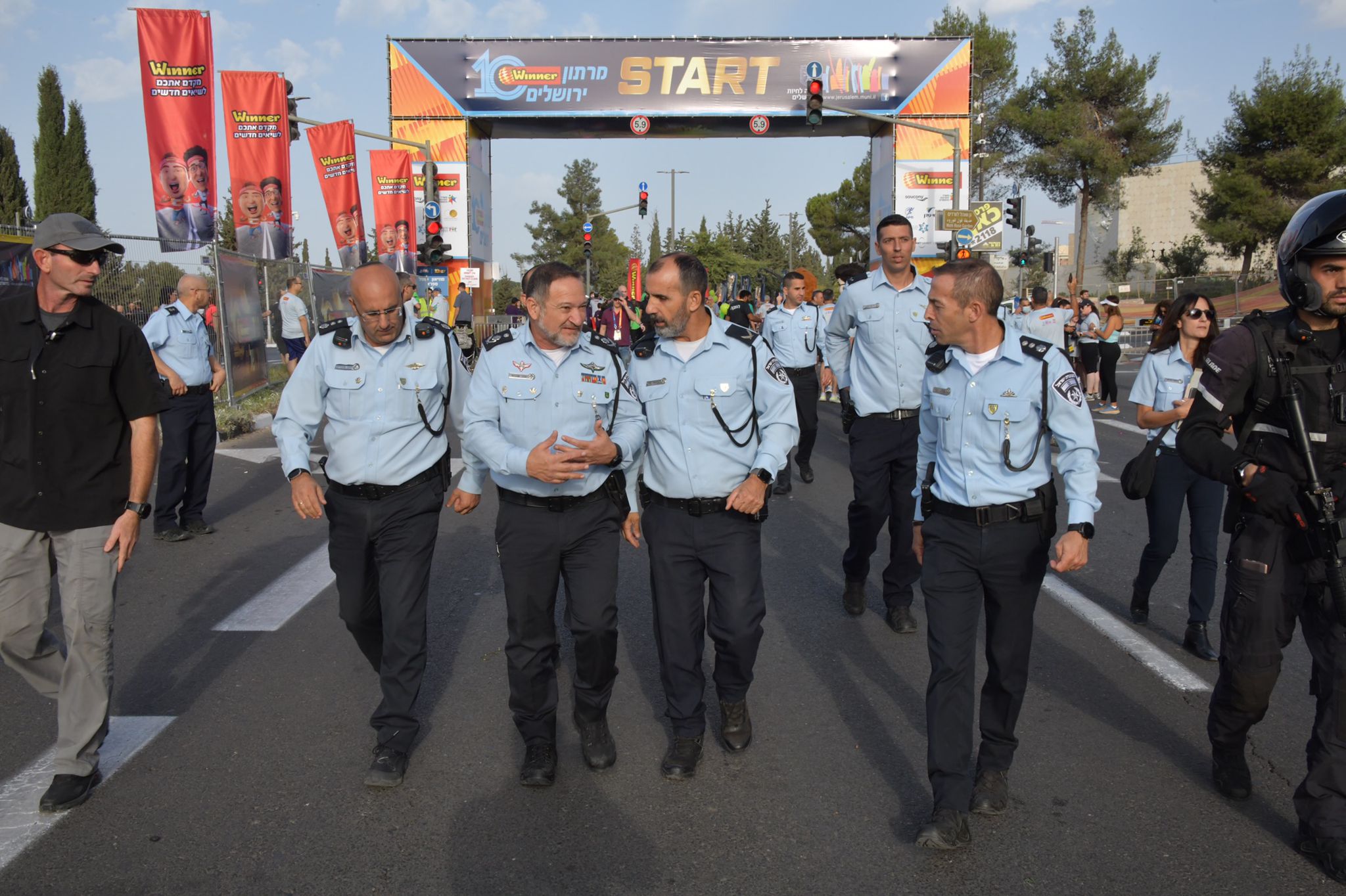 ההיערכות למרתון ירושלים בעיצומה