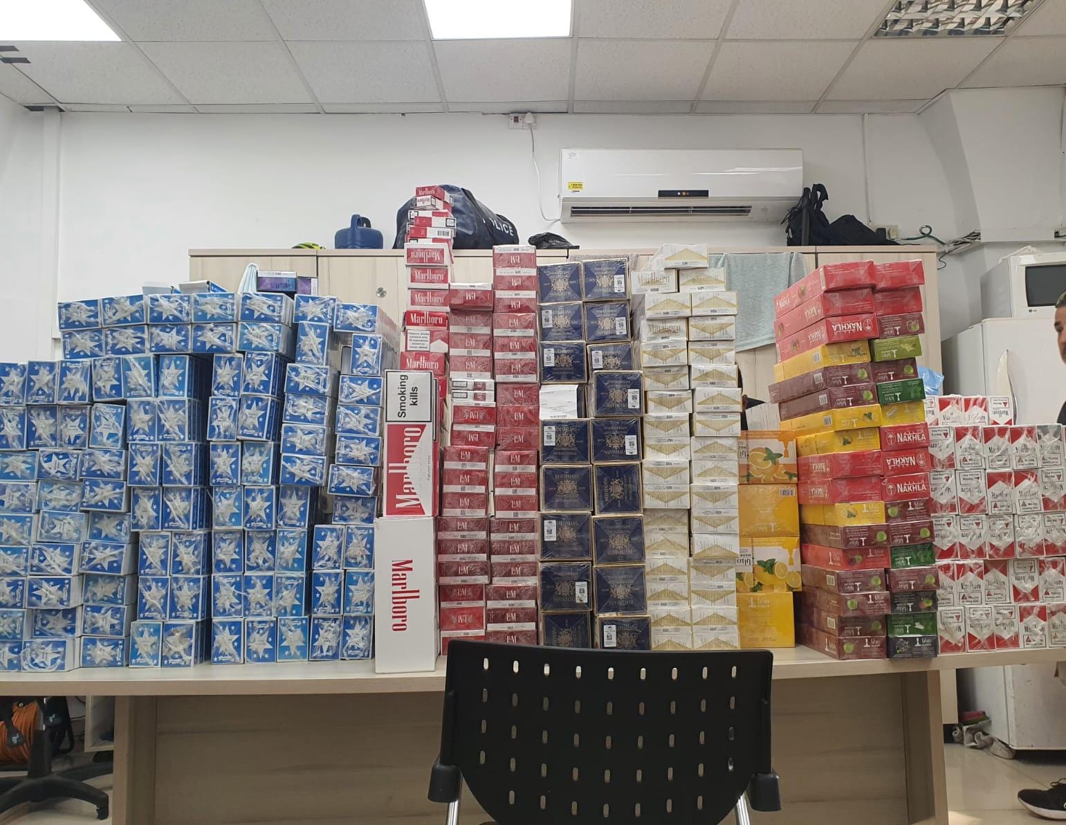 סיגריות מזוייפות נתפסו בעיר העתיקה