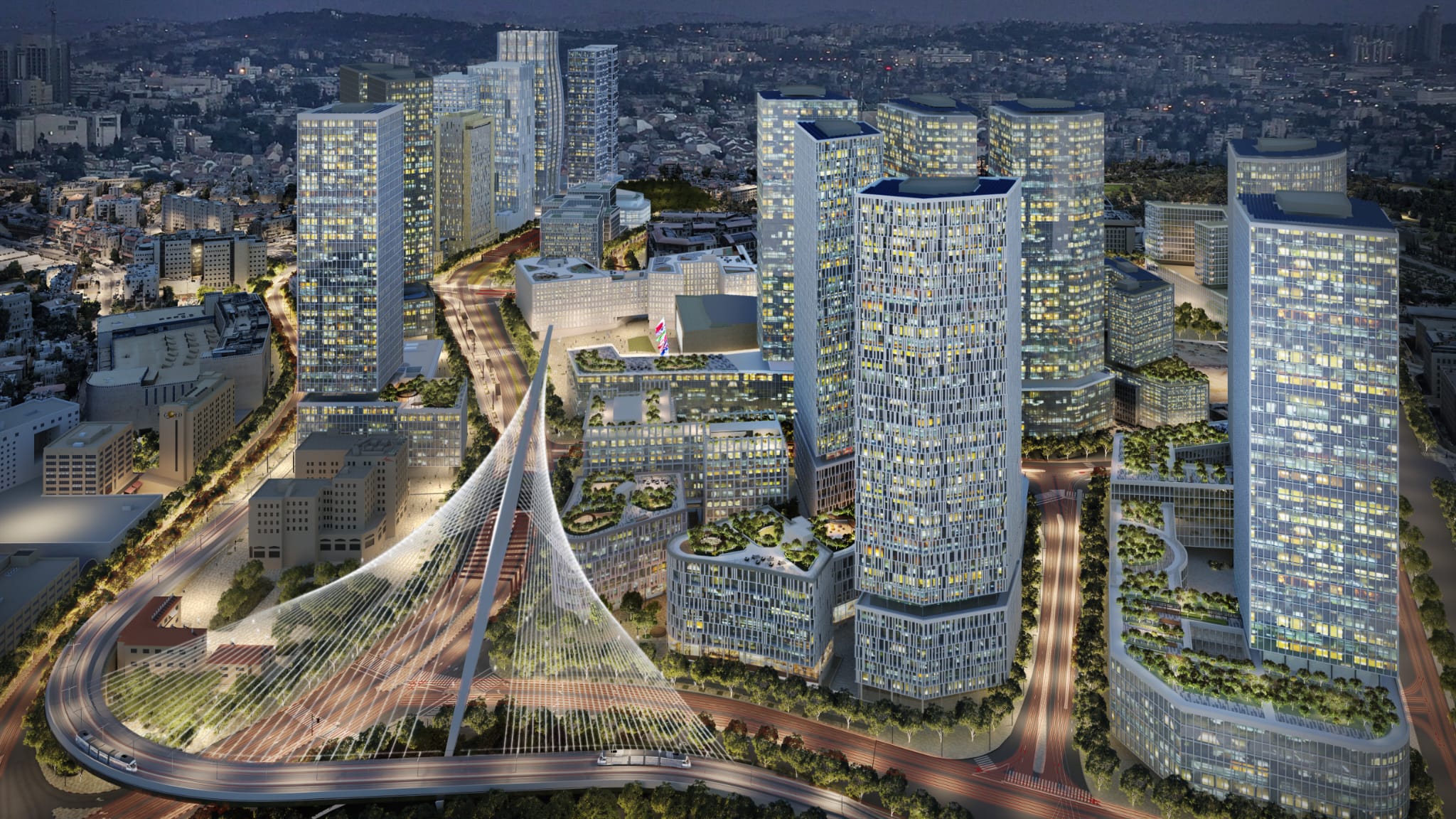 פורסם המכרז לשיווק מתחמים A2, A3, B ברובע הכניסה לירושלים