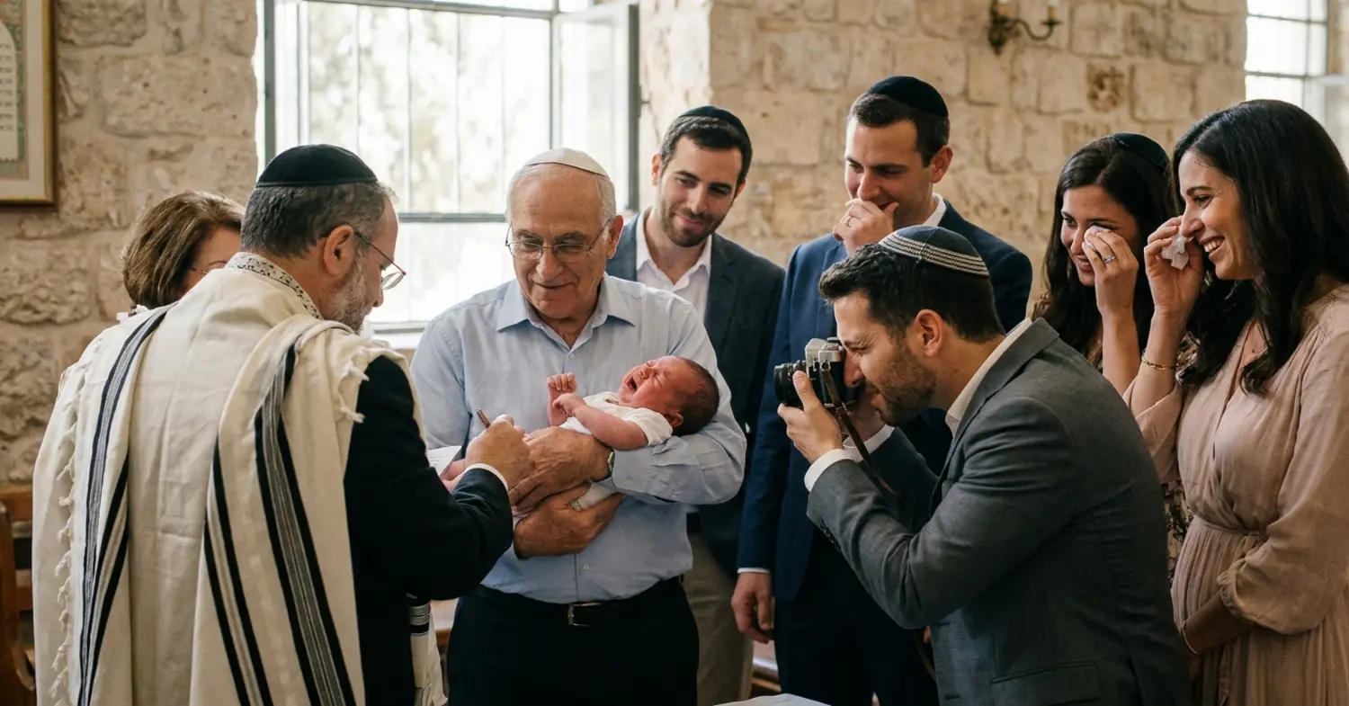 לתעד את הרגעים המרגשים מבלי להפריע למסורת: הטיפים של יותם בן חמו צלם לברית