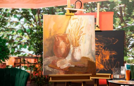 הדפסה על קנבס 40X60  להנצחת רגעים בעיצוב מרשים